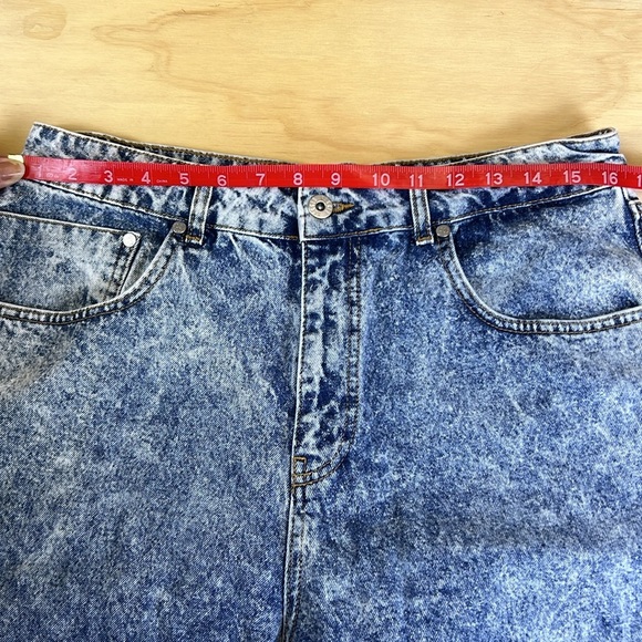 Ragged Women’s Vintage Y2K Acid Wash Blue Denim Jeans - Picture 13 of 14